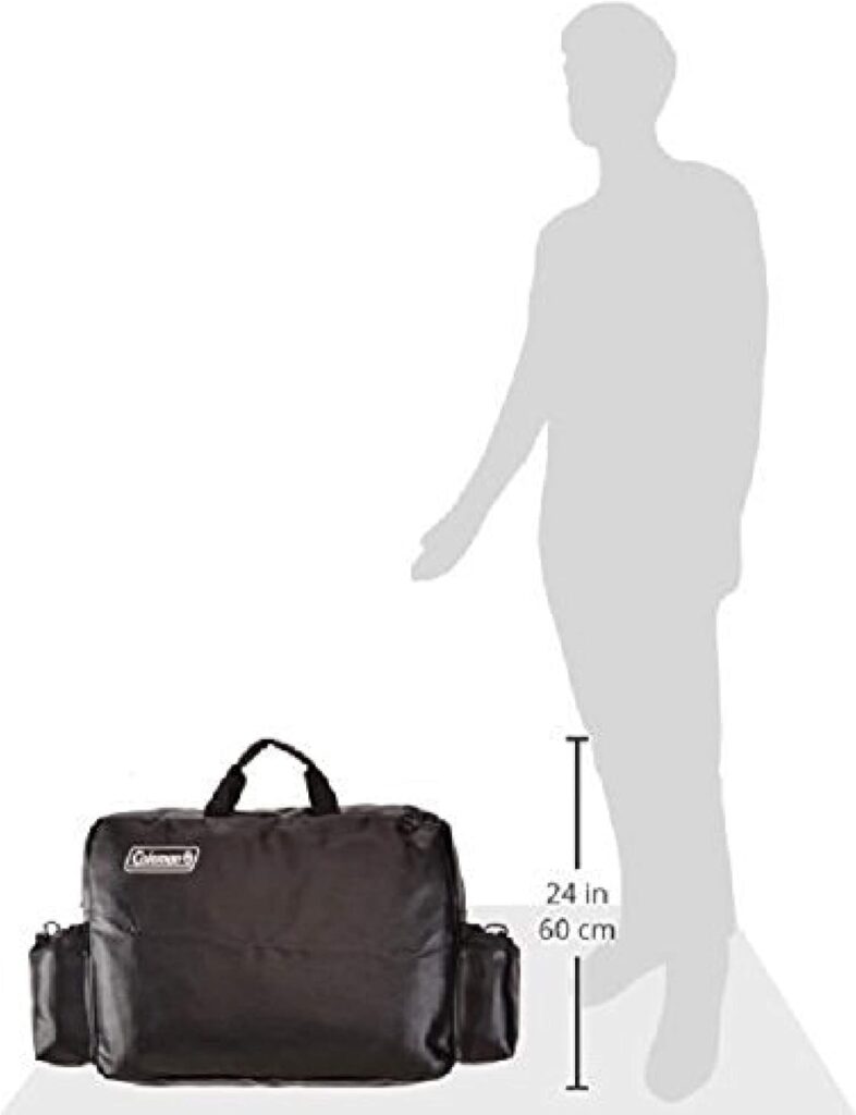 Coleman Large Stove Carry Case, Includes Carry Handle, Durable Zipper, and 2 Large Storage Pockets; Fits Grills/Stoves up to 24 x 18 x 5.5 Inches